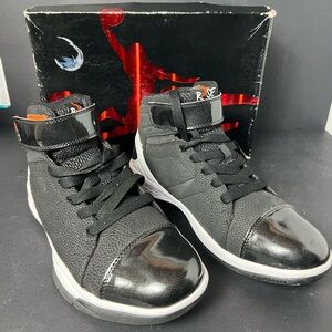 Black Textured Sneakers